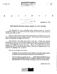Spectrum Bulletin (September 24, 1991)