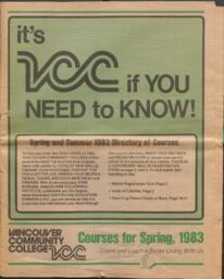 1983 Spring VCC Continuing Education Calendar