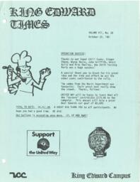 King Edward Times Volume 7, Number 28, October 23, 1981