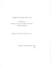 A history of King Edward Campus Library: Its evolution, expansion and role in the network of British Columbia libraries