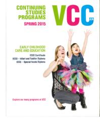 2015 Spring VCC Continuing Studies Calendar