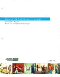VCC Service Plan Report Results and Accomplishments 2005/06