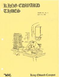 King Edward Times Volume 8, Number 3, April 15, 1982