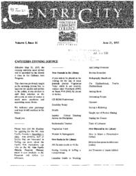 CentriCity Volume 4, Issue 10, June 21, 1993