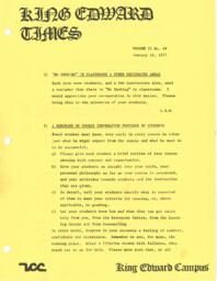 King Edward Times Volume 2, Number 69, January 14, 1977