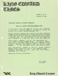 King Edward Times Volume 9, Number 41, February 16, 1984