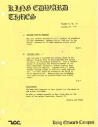 King Edward Times Volume 4, Number 40, January 20, 1978