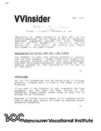 VVInsider Volume 1, Number 2, November 18, 1983