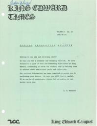King Edward Times Volume 2, Number 52, September 3, 1976