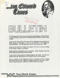 King Edward Times Volume 18, Number 48, March 16, 1989