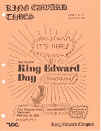 King Edward Times Volume 5, Number 43, February 15, 1979