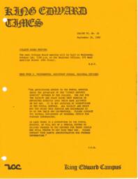 King Edward Times Volume 6, Number 24, September 26, 1980