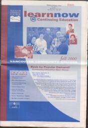 2000 Fall VCC Continuing Education Calendar