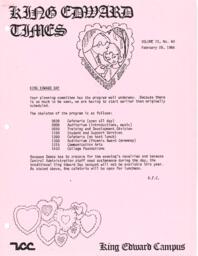 King Edward Times Volume 9, Number 40, February 9, 1984