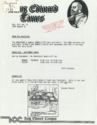 King Edward Times Volume 19, Number 72, August 31, 1989