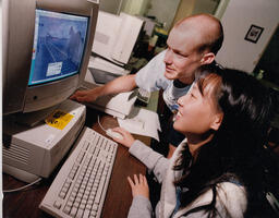 2 graphic design students