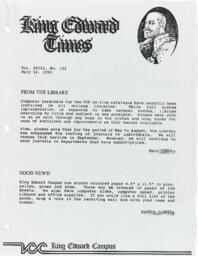 King Edward Times Volume 23, Number 112, July 12, 1990