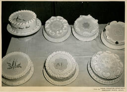 Display of cakes