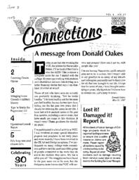 Connections Volume 1, Number 22, June 8, 1995