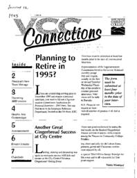 Connections Volume 1, Number 1, January 12, 1995