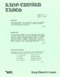 King Edward Times Volume 6, Number 20, August 29, 1980