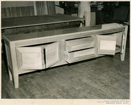 Wooden credenza, ca. 1954