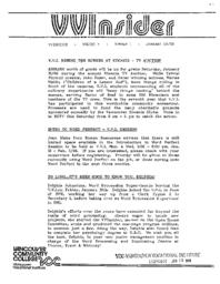 VVInsider Volume 6, Number 1, January 16, 1988