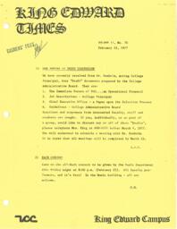 King Edward Times Volume 2, Number 75, February 25, 1977
