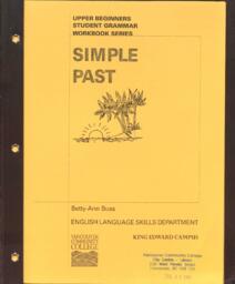 Simple past: Upper beginners student grammar workbook series