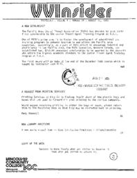 VVInsider Volume 4, Number 24, August 15, 1986