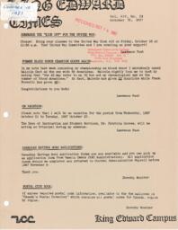 King Edward Times Volume 14, Number 28, October 15, 1987