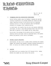 King Edward Times Volume 2, Number 43, July 7, 1976