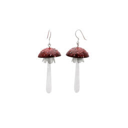 Fly Cap Amanita Earrings