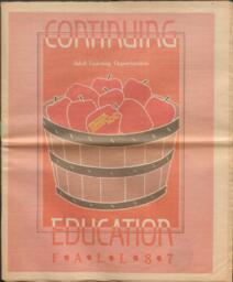 1987 Fall VCC Continuing Studies Calendar