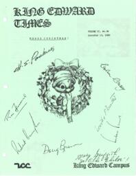 King Edward Times Volume 6, Number 36, December 19, 1980