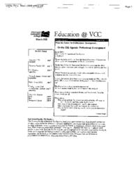 Education@VCC Volume 2, Issue 4, March 2008