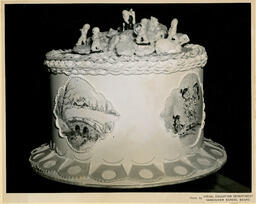 Decorated cake, ca. 1951