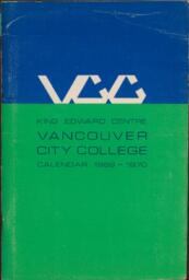 1969-1970 Vancouver City College King Edward Centre Calendar