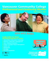 2004 Spring VCC Professional and Continuing Studies Calendar