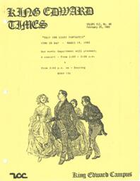 King Edward Times Volume 7, Number 44, February 25, 1982