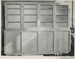 Wooden cabinet, ca. 1954