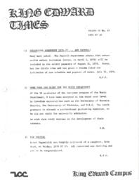 King Edward Times Volume 2, Number 47, July 30, 1976