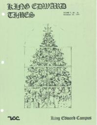 King Edward Times Volume 5, Number 34, December 14, 1979