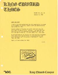 King Edward Times Volume 8, Number 28, January 13, 1983