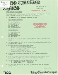 King Edward Times Volume 13, Number 14, July 2, 1987