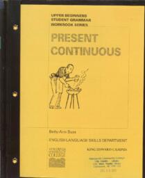 Present continuous: Upper beginners student grammar workbook series