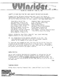 VVInsider Volume 3, Number 24, June 28, 1985