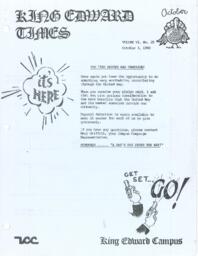 King Edward Times Volume 6, Number 25, October 3, 1980