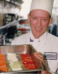 Cut vegetables