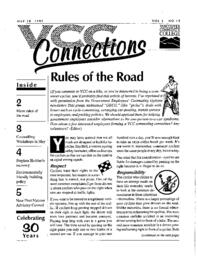 Connections Volume 1, Number 19, May 18, 1995